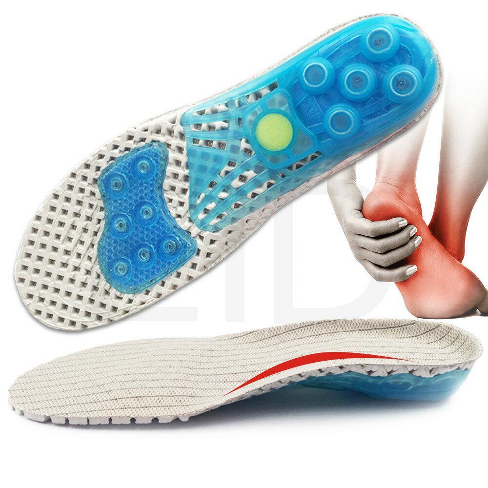 Spring Silicone Orthopedic Arch Support Insoles Inserts Flat Feet Orthotic Shoes Sole Insoles Plantar Fasciitis - MRSLM