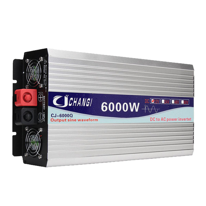 Intelligent Screen Pure Sine Wave Power Inverter 12V/24V To 240V 3000W/4000W/5000W/6000W Converter - MRSLM