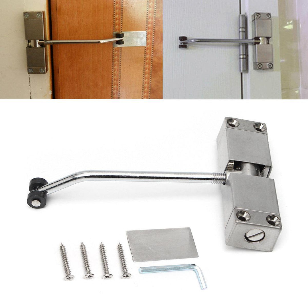 Stainless Steel Adjustable SurfacE Mounted Automatic Spring Closing Door Closer - MRSLM