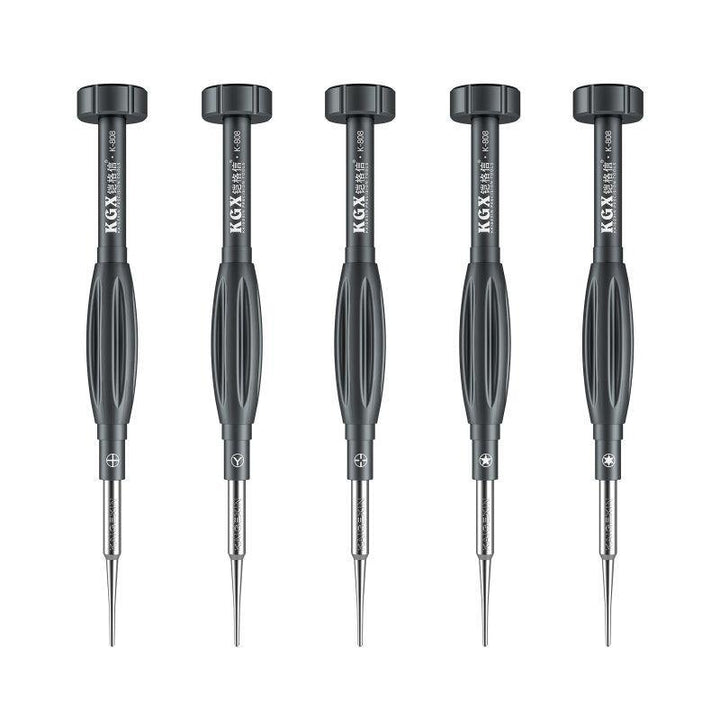 K-808 3D Magnetic Hand Screwdriver Aluminum Alloy Screw Driver Kit For Phone Back Cover Tail Screws - MRSLM