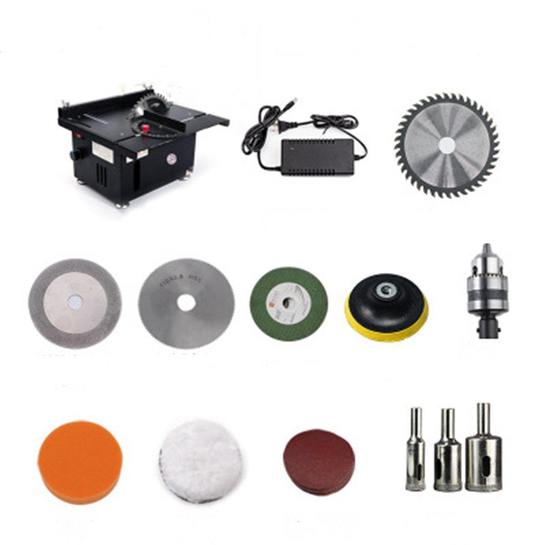 100V-240V Mini Household Table Saws Woodworking Micro Precision Bench Saws Multifunctional Cutting Machine - MRSLM