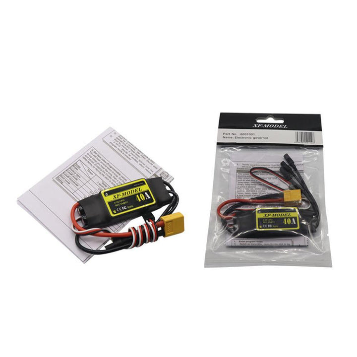 XF-Model 2-3S 40A Brushless ESC With 5V/3A Switch BEC T XT60 Plug for RC Model - MRSLM