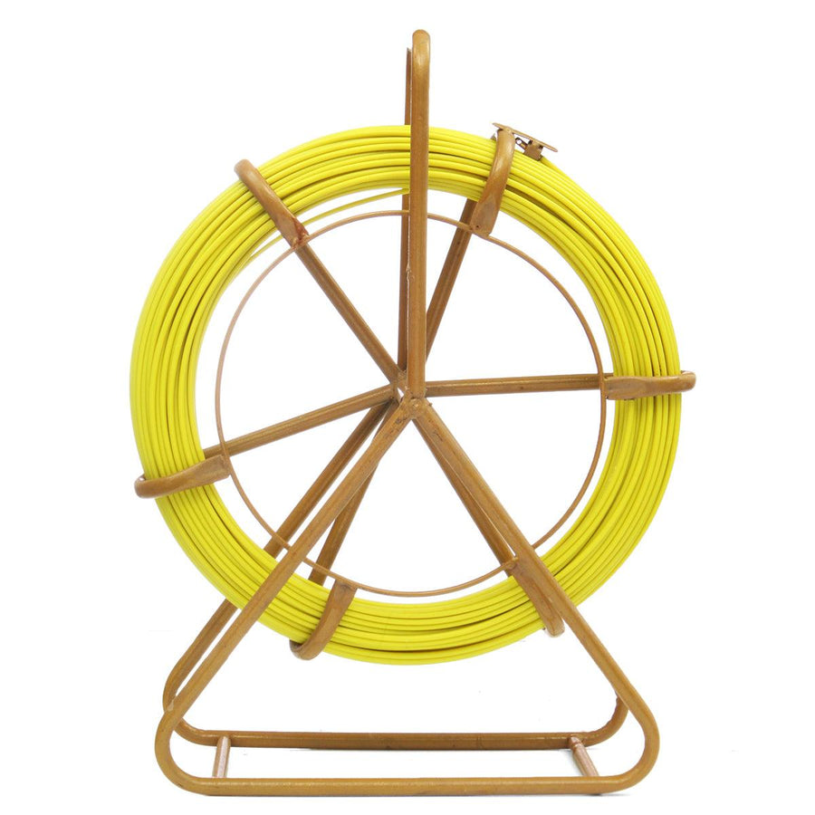 Fish Tape Fiberglass Cable Puller Reel Wire Cable Running Rod Duct Rodder Fishtape Puller - MRSLM