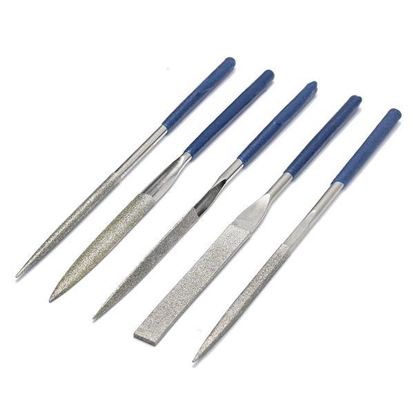 Raitool™ HT03 180mm Ceramic Emery Rasp Needle Diamond Files Cutting Tool 5pcs - MRSLM