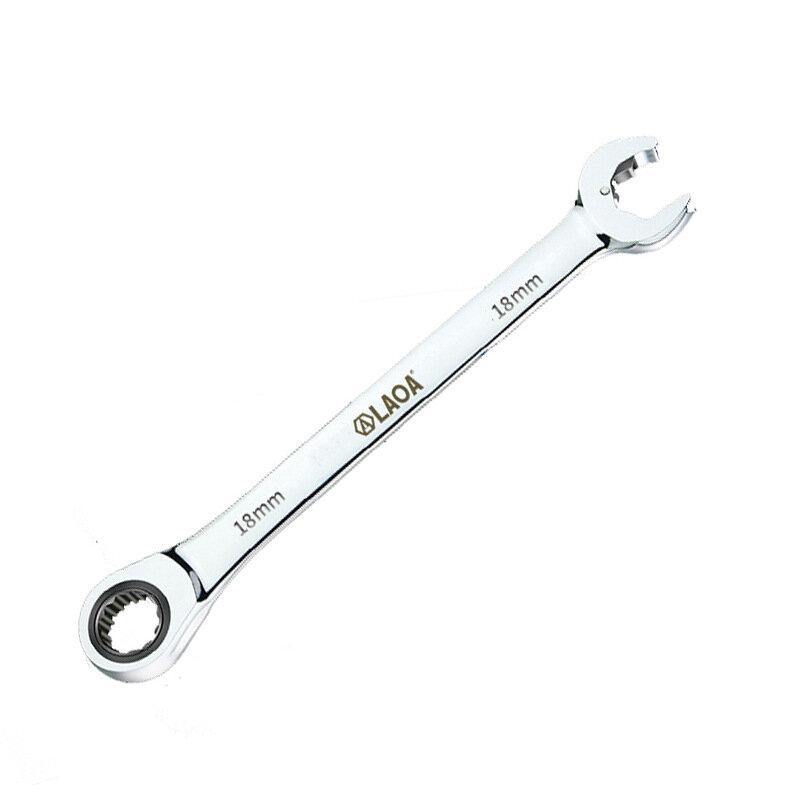 LAOA 8/12/16/18mm Double Ratchet Combination Wrench Combination Torx Wrench Auto Repair Hand Tool - MRSLM