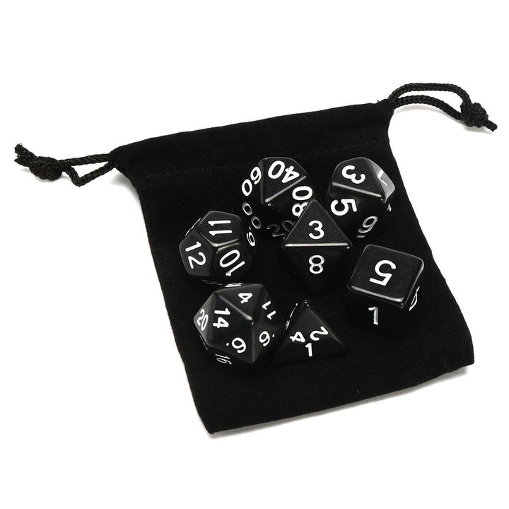 7 Set 49Pcs Polyhedral TRPG Game Dungeons And Dragons Dice DnD RPG With Bag - MRSLM