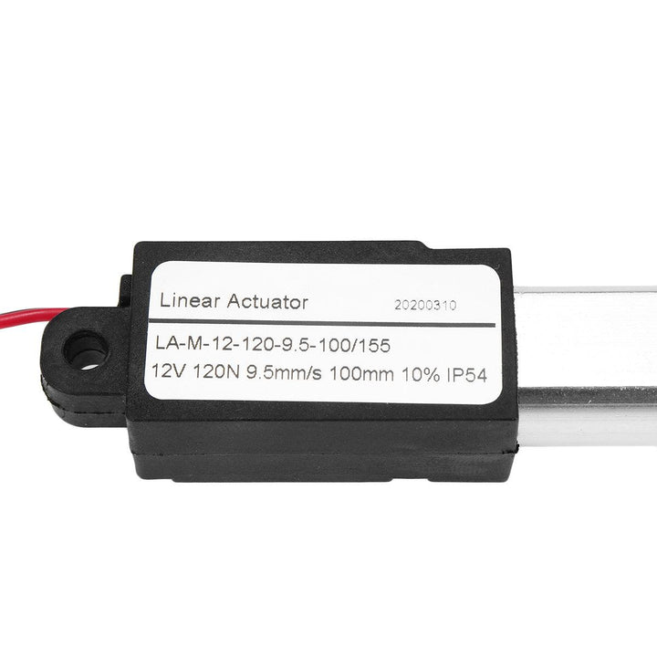 IP54 Linear Actuator 12V DC 100mm Stroke Electric Window Door Opener Linear Motor 30/15/9.5mm/s Speed - MRSLM