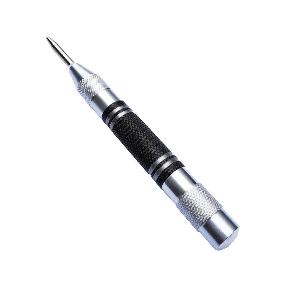 Automatic Center Pin Spring Loaded Mark Center Punch Tool Wood Indentation Mark Woodworking Tool Bit Punch - MRSLM