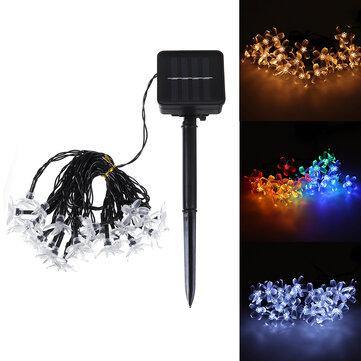 30 LED Solar Powered Fairy String Flower Lights In/Outdoor Garden Birthday Party - MRSLM