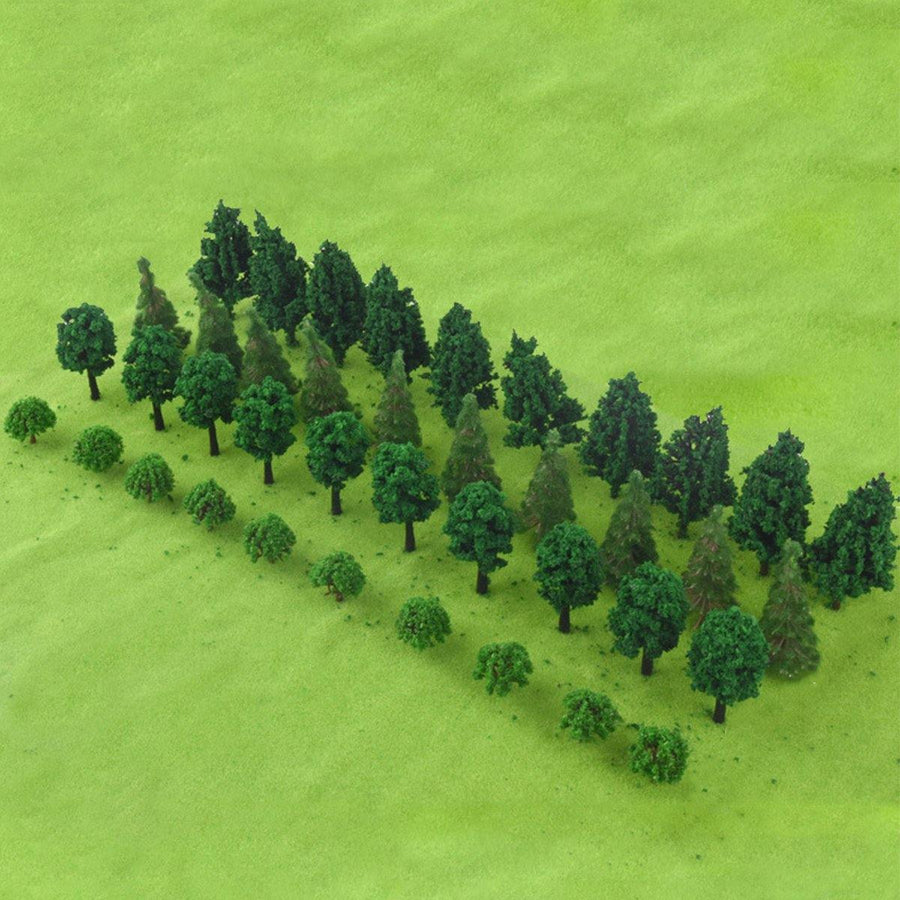 40PCS Tree Model DIY Building Sand Table Landscape Modelling Material - MRSLM