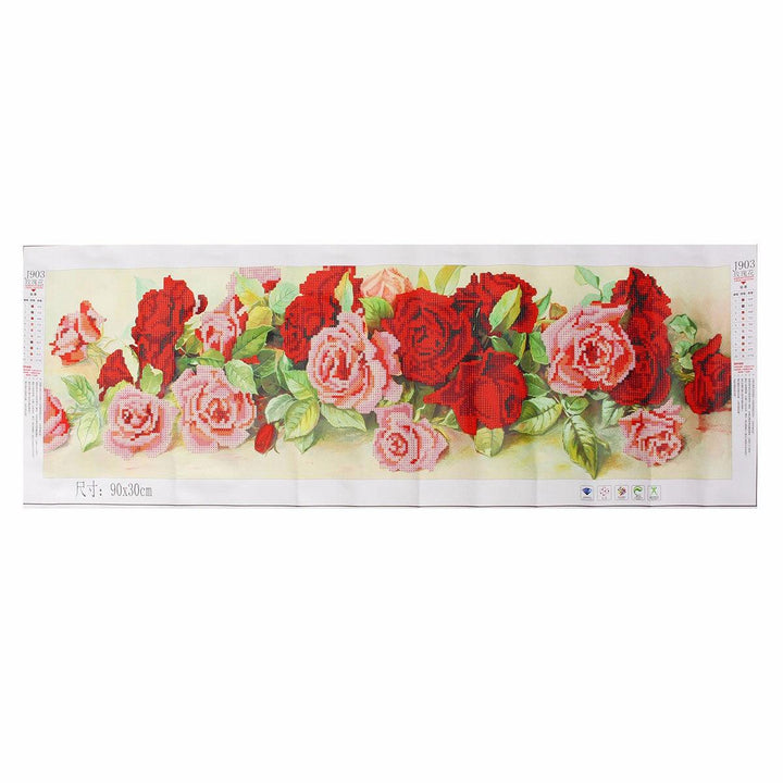 DIY 5D Diamond Painting Kit Rose Handmade Art Craft Cross Stitch Embroidery Set Home Wall Decorations - MRSLM