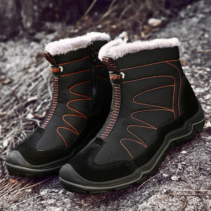 Men's Outdoor Leisure Hiking High-top Cotton Shoes - MRSLM