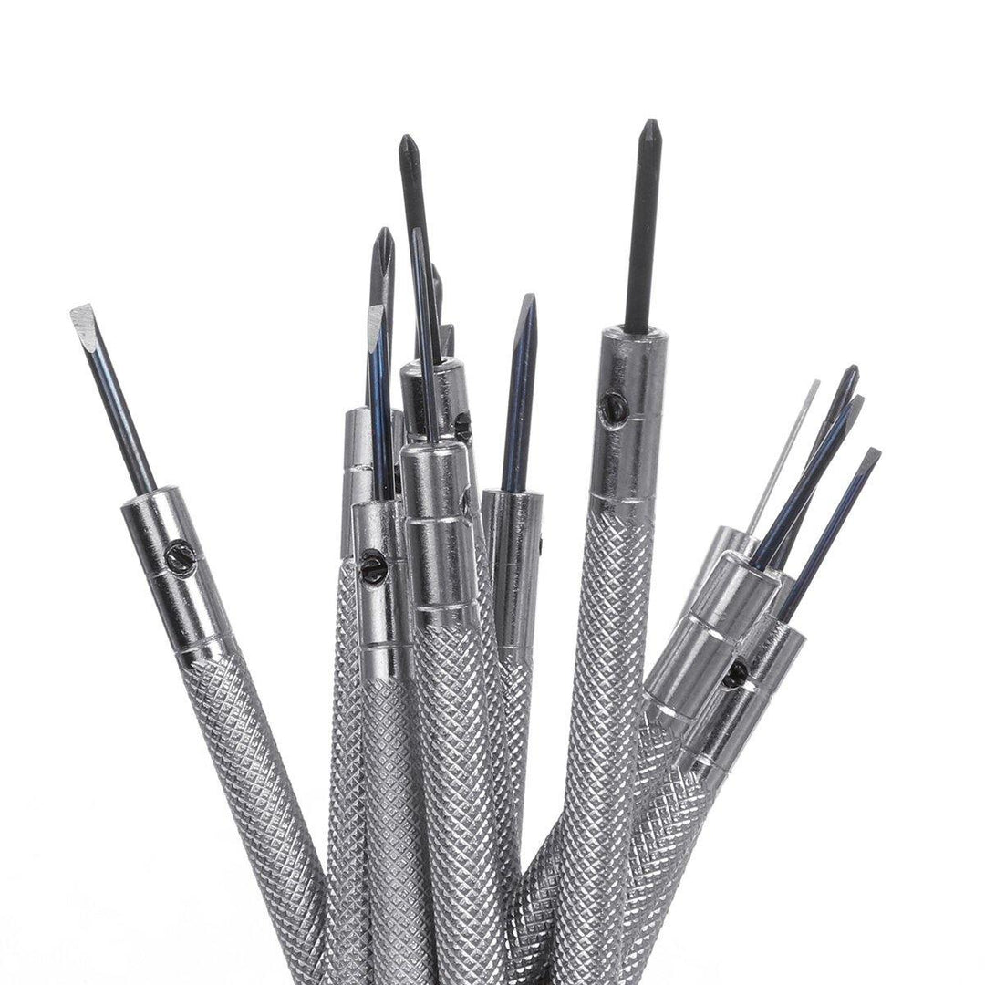 13pcs 0.6mm~2.0mm Watchmakers Eyeglasses Watch Screwdriver Precision Repair Tools Set - MRSLM