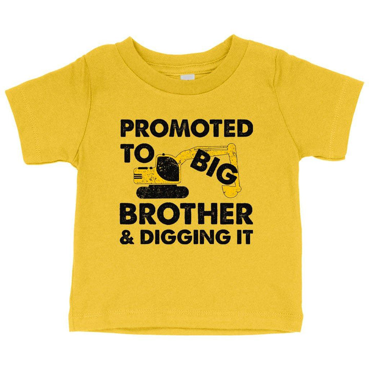 Baby Promoted to Big Brother T-Shirt - Big Brother T-Shirt Announcement - Pregnancy Announcement T-Shirts - MRSLM