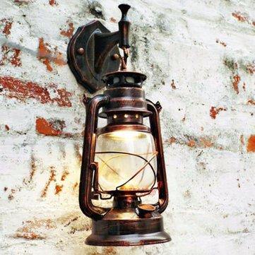 Vintage Retro Thrift Wall Lamp Lantern Mount Sconce European Lights - MRSLM