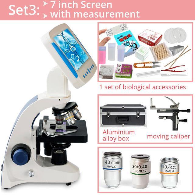 2000X Professional Biological Microscope Sperm Observation Livestock Aquaculture Special All-in-one Microscopio - MRSLM