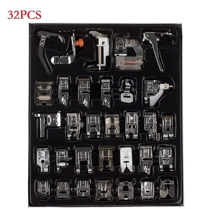 32/48pcs Sewing Machine Supplies Presser Feet For Sewing Machines Feet Kit - MRSLM