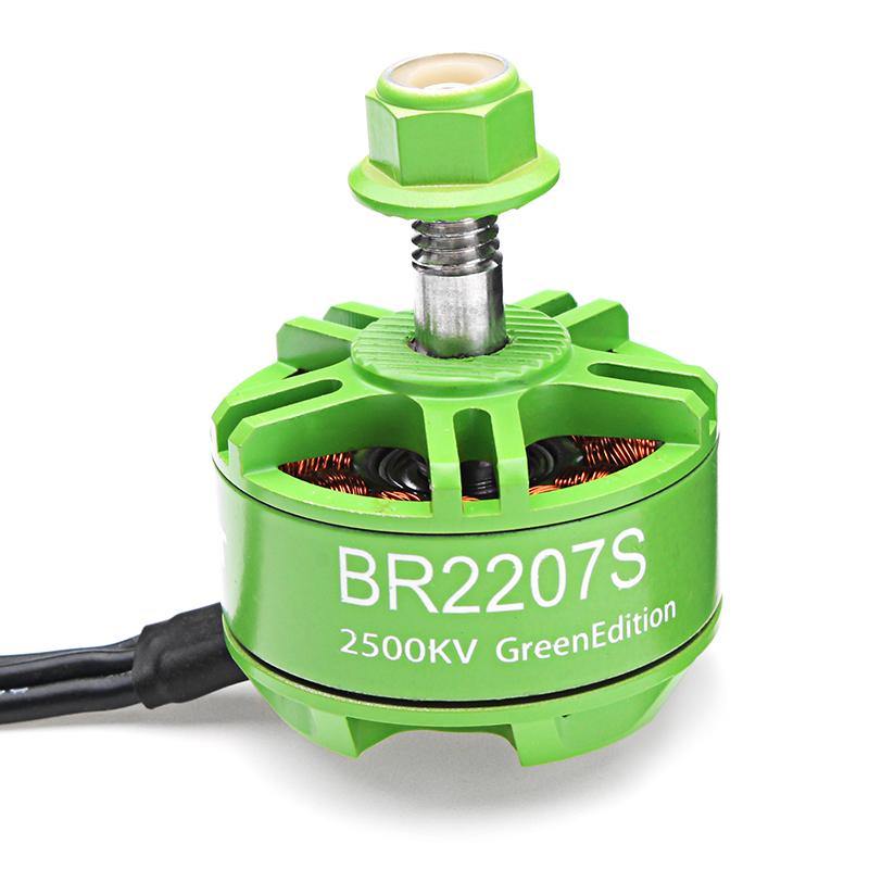 Racerstar 2207 BR2207S Green Edition 1600KV 2200KV 2500KV 3-6S Brushless Motor For RC Drone Frame - MRSLM