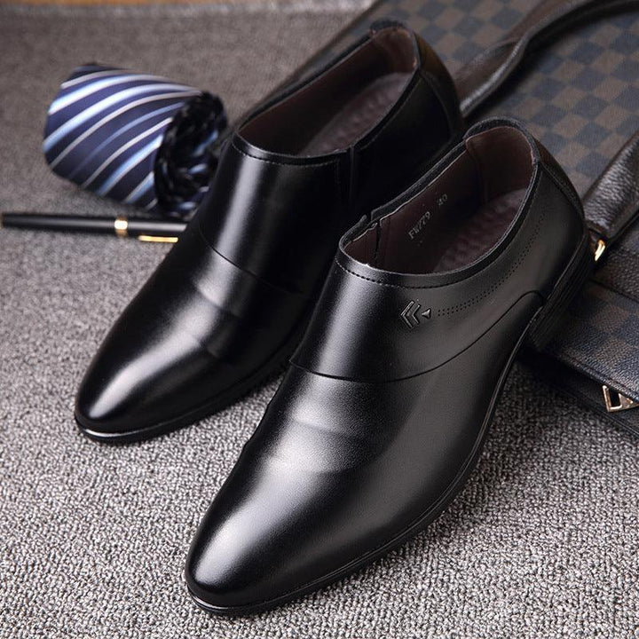 Formal Wear Youth Casual Summer Breathable Men's British Leather Shoes - MRSLM