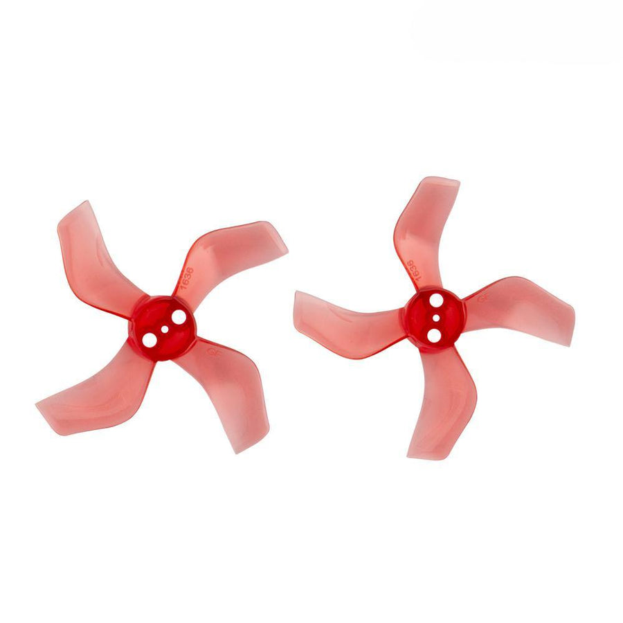 4 Pairs Gemfan 1636 1.6x3.6x4 40mm 1.5mm Hole 4-blade Propeller for 1103 1105 RC Drone FPV Racing Brushless Motor - MRSLM