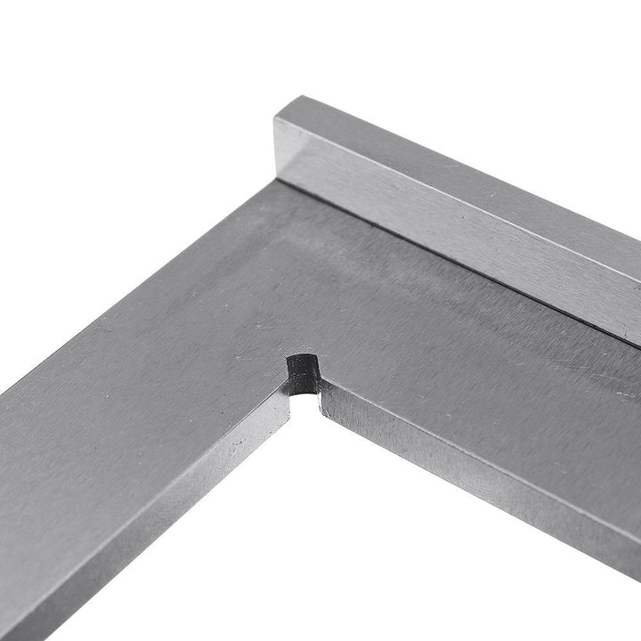 Machinist Square 90º Right Angle Engineer Carpenter Square with Seat Precision Ground Steel Hardened Angle Ruler - MRSLM