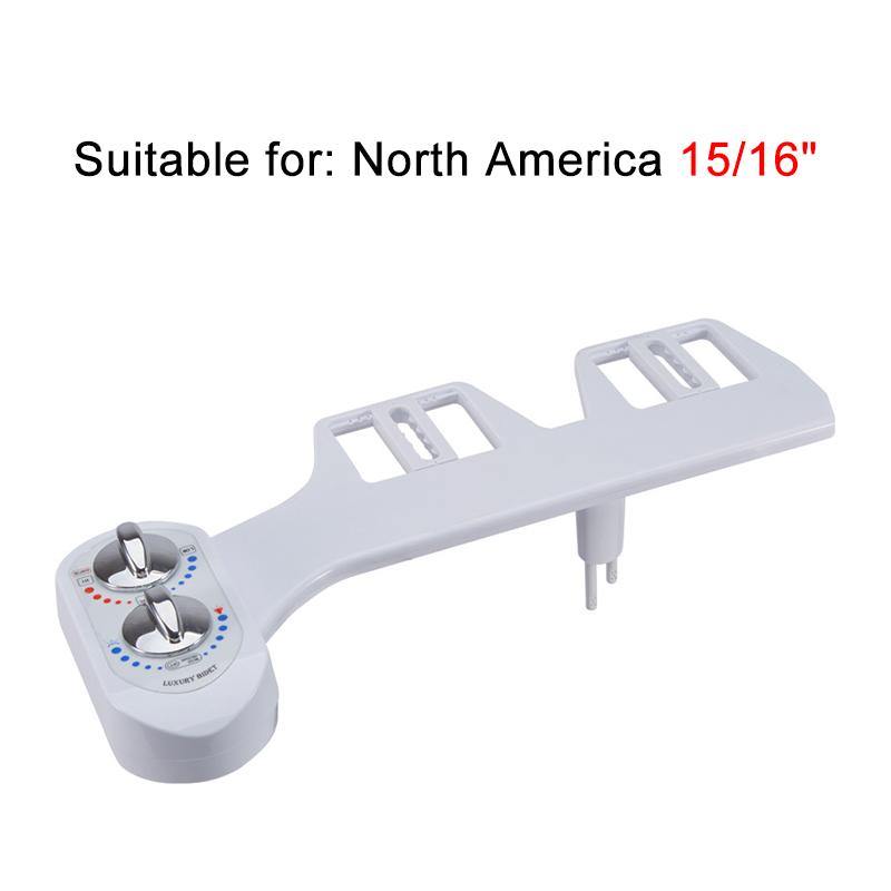 Non-Electric Mechanical Bidet Seat Water Spray Sprinkler Self Bidet Cleaning Device Hot Cold - MRSLM