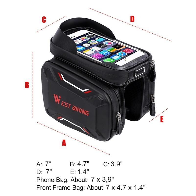 Waterproof Bicycle Touch Screen Bag - MRSLM