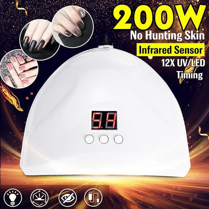 Nail Phototherapy Nail Dryer Machine Led Lamp Induction Quick-drying Household Nail Polish Glue Dryer - MRSLM