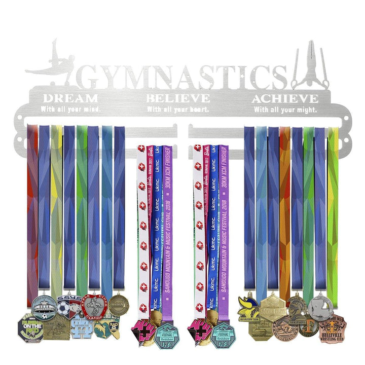 400x142x2mm Sporting Medal Hangers Gym Football Basketball Match Rack Wall Display Holder - MRSLM