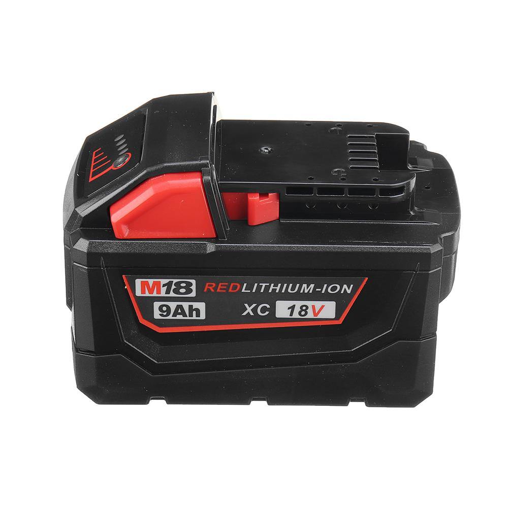 18V Li-Ion Replacement Battery 6000/9000mAh Rechargeable Power Tool Battery For Milwaukee M18 Cordless Power Tools - MRSLM