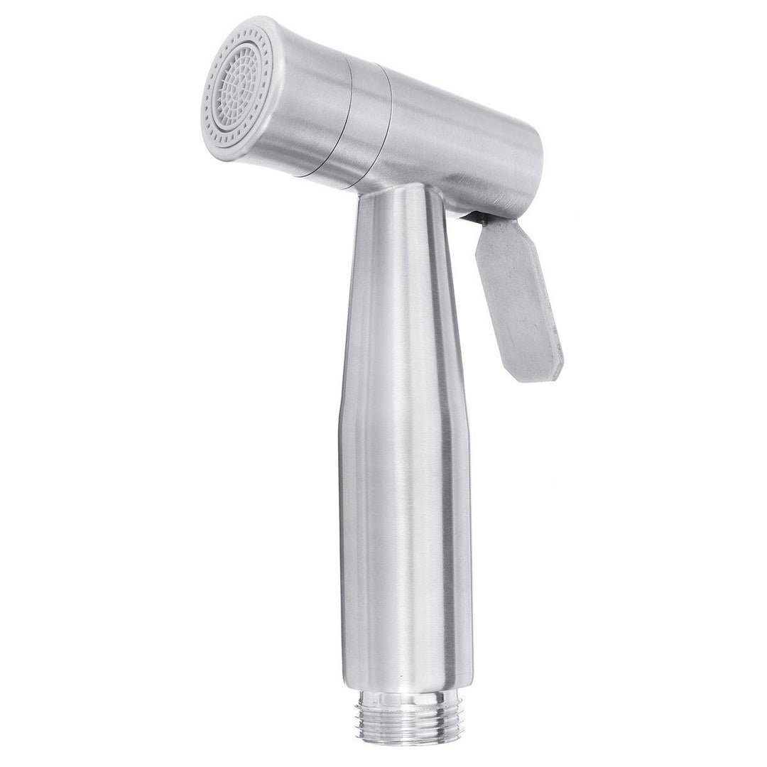 Toilet Handheld Bidet Sprayer Two Function Bidet Shower Faucet Stainless Steel - MRSLM