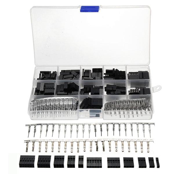 Excellway TC10 620pcs Wire Jumper Pin Header Connector Housing Kit For Dupont and Crimp Pins - MRSLM