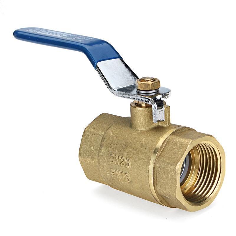 TMOK TK201 1/2" 3/4" 1" Female Brass Two Piece Full Port Thread Ball Valves with Vinyl Handle - MRSLM