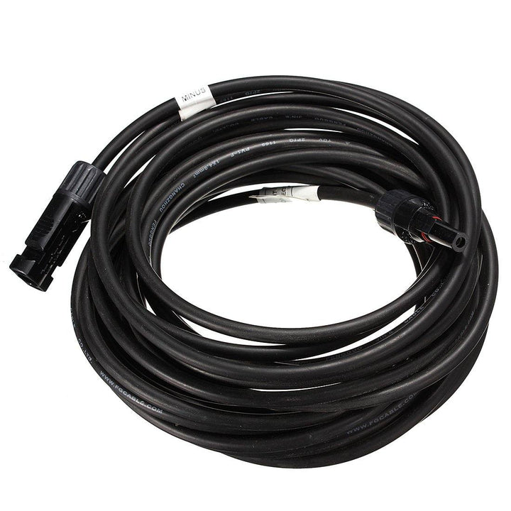 3inch/10inch/20inch/30inch/50inch/100inch 6MM2 Solar Extension Cable Wire with Male Female MC4 Connector - MRSLM