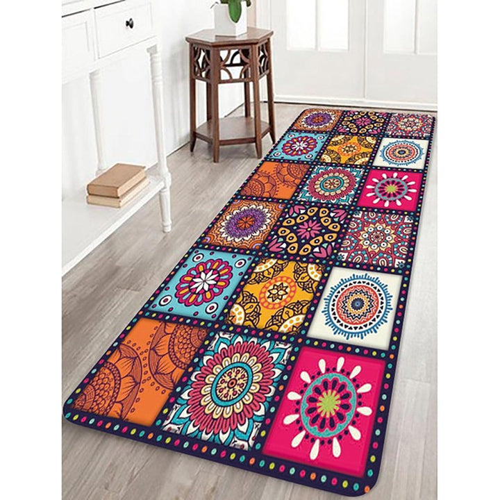 Floor Mat Rugs Non-slip Kitchen Home Bathroom Door Entrance Carpet Bohemian 40*60CM/60*90CM/60*180CM - MRSLM