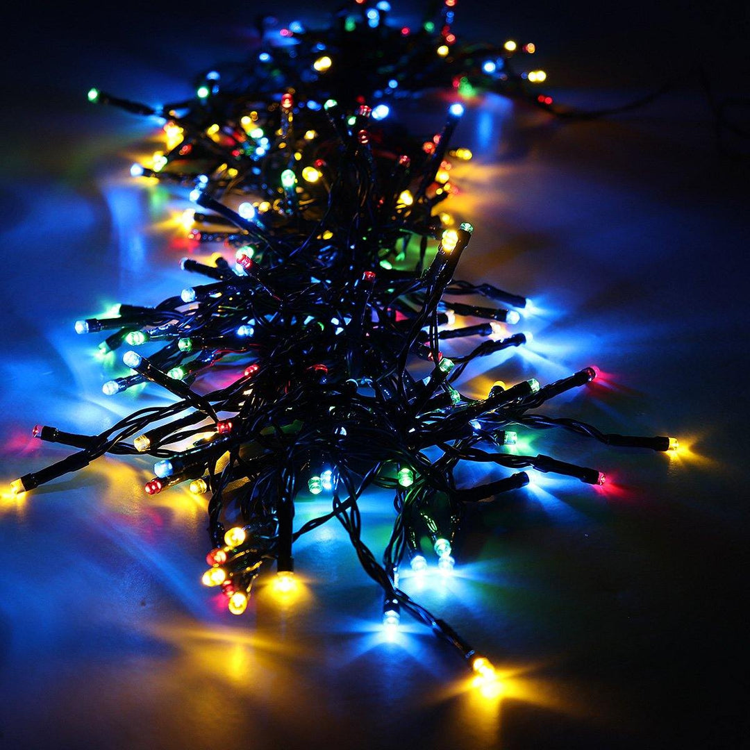 22M Solar Powered 8 Modes 200LED Fairy String Light Christmas Party Wedding Garden Wedding Decor - MRSLM