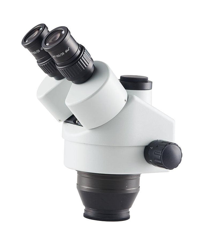 3.5X - 90X Articulating Arm Pillar Clamp Zoom Simul Focal Trinocular Stereo Microscope + 34MP Video Camera For Industrial PCB - MRSLM