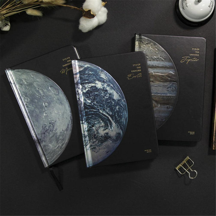 AR Universe Notebook Starry Sky Notebook AR Cover Venus Jupiter Earth Moon Science and Technology Book For School Students Supplies - MRSLM