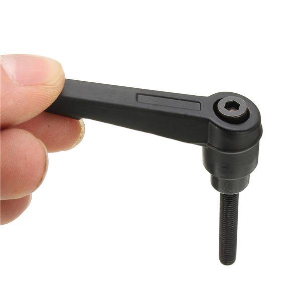 Zinc Alloy M5 16-32mm Male Thread Adjustable Clamp Handle Tool - MRSLM