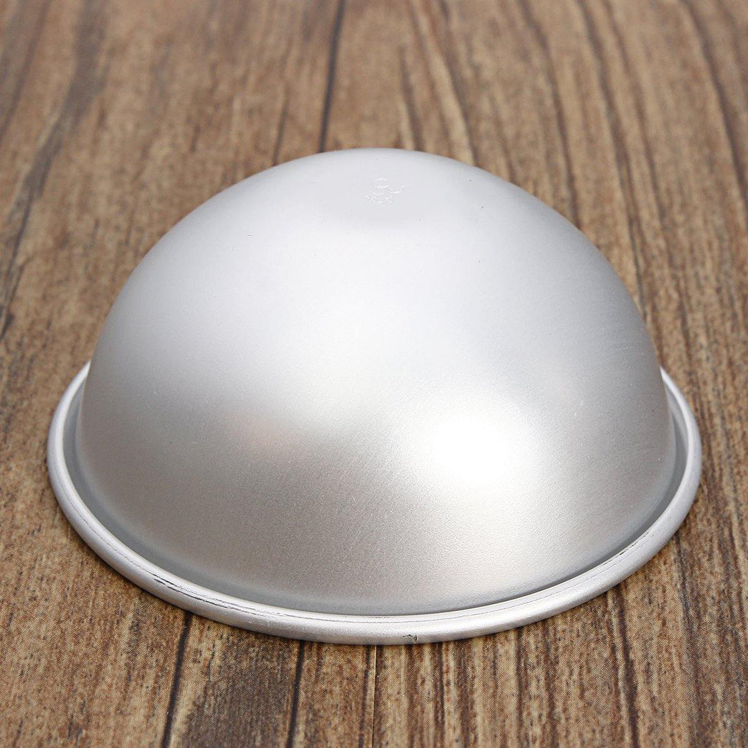 6Pcs 65mm Aluminum Bath Bomb Making Mould Metal Ball Soap Mold Pastry Cake DIY Silver - MRSLM