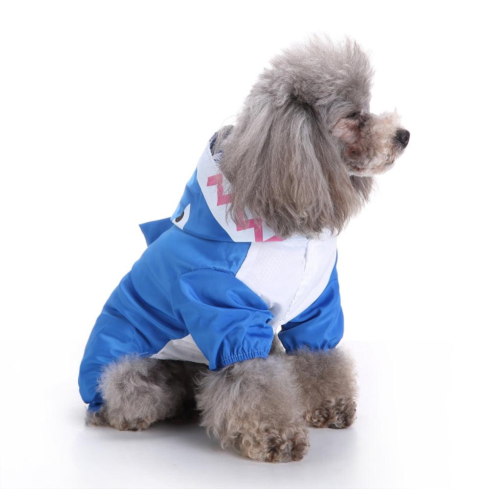 Dog Raincoat Rainsuit Waterproof Dog Puppy Jacket Coat Pet Rainwear Clothes for Small Dog - MRSLM