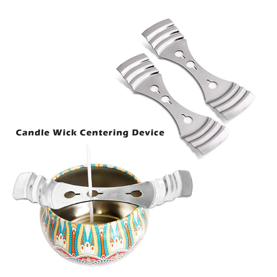 Practical DIY Candle Making Kit Candles Craft Tool Set Pouring Pot Wicks Wax Kit - MRSLM