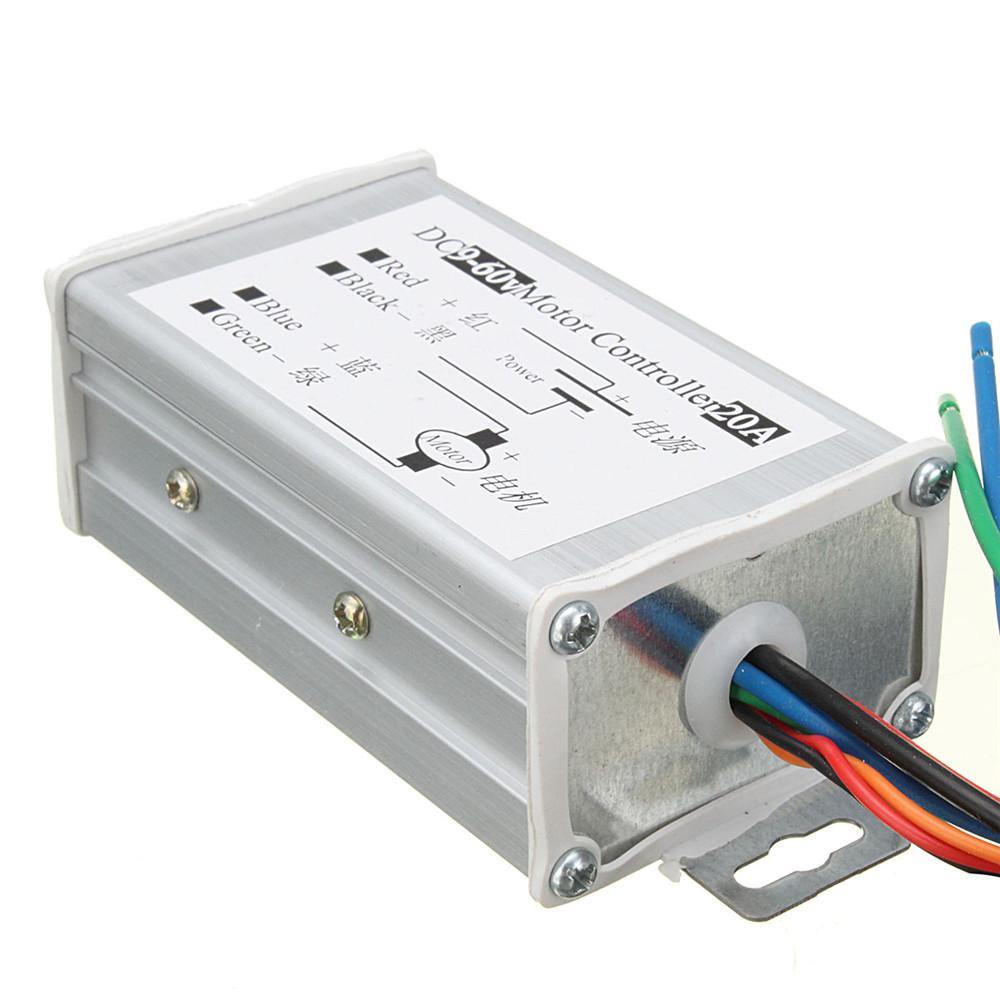 DC 12V 24V 36V 48V SoftStart Reversible Motor PWM Speed Control PWM Controller - MRSLM