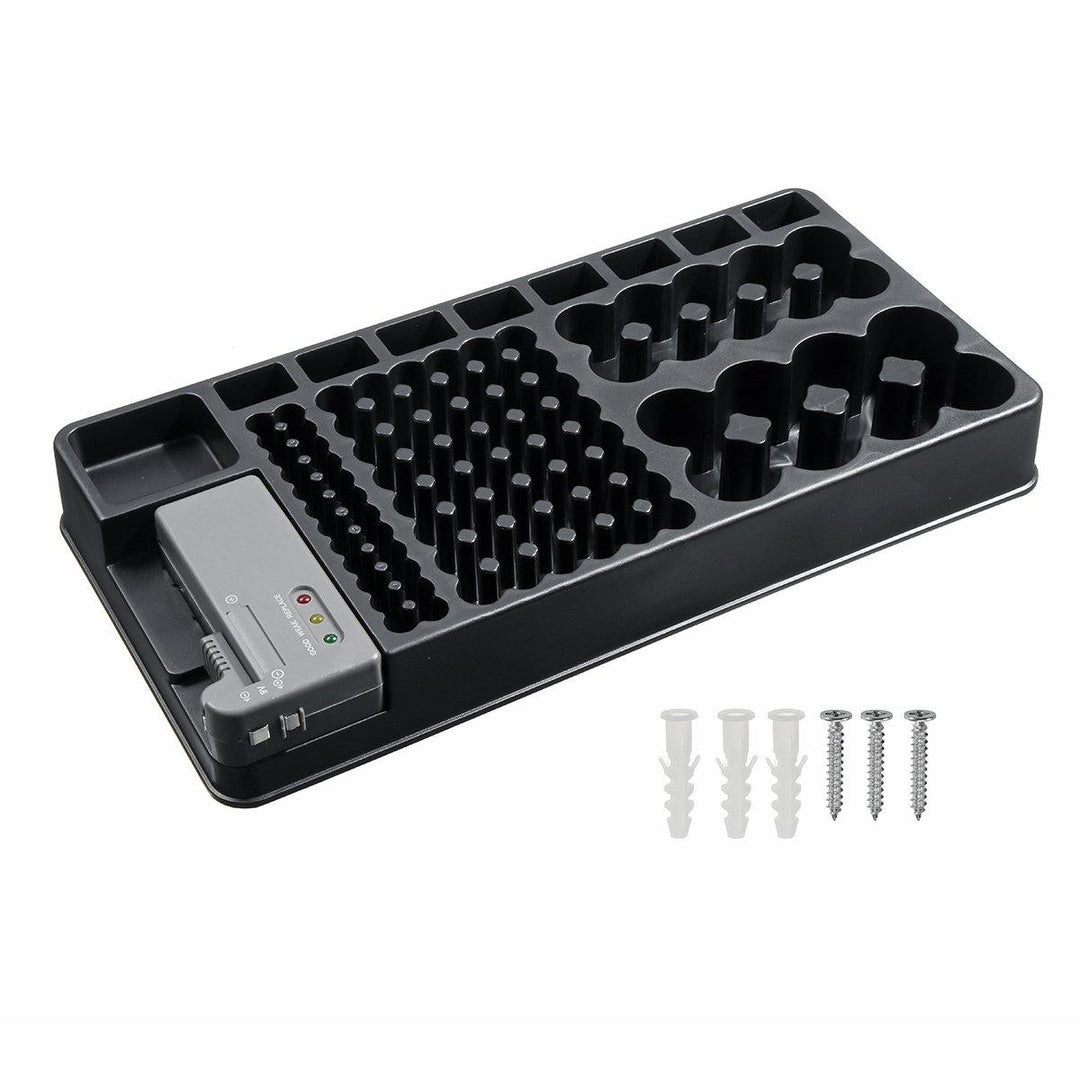 98Grids Battery Organizer Storage Holder with Removable Battery Tester Case - MRSLM