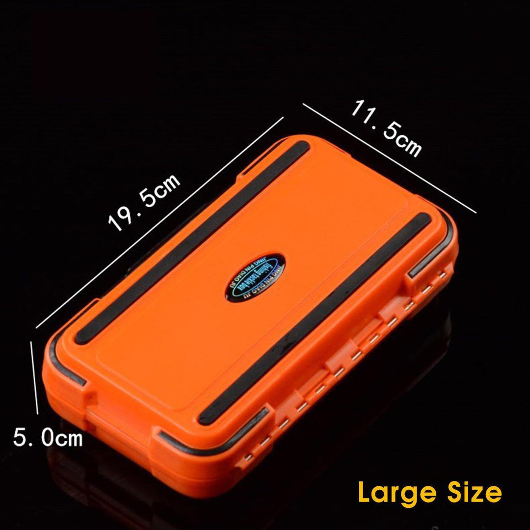 Sealed Waterproof Fishing Tackle Tray ABS Plastic Fishing Accessories Box Swivel Snap Lure Parts Storage Box - MRSLM