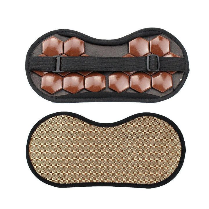 Jade Stone Germanium Sleep Eye Mask Unisex Shading Natural Tourmaline Eye Massager - MRSLM