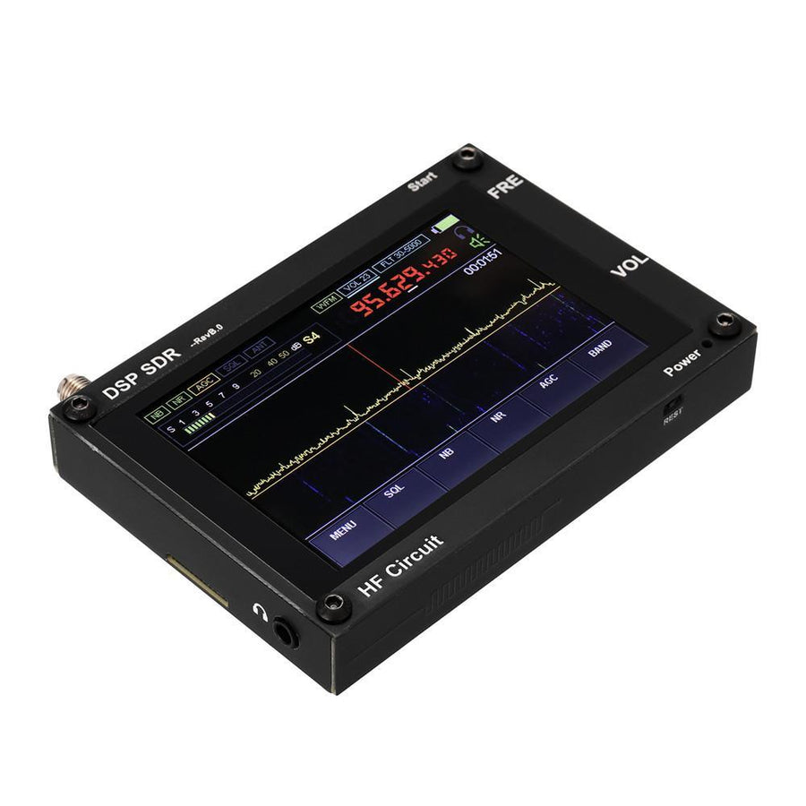 Ultra-thin 50KHz-200MHz Malahit SDR Receiver Malachite DSP Software Defined Radio 3.5" Display Battery Inside Nice Sound - Black 400MHz~2GHz - MRSLM