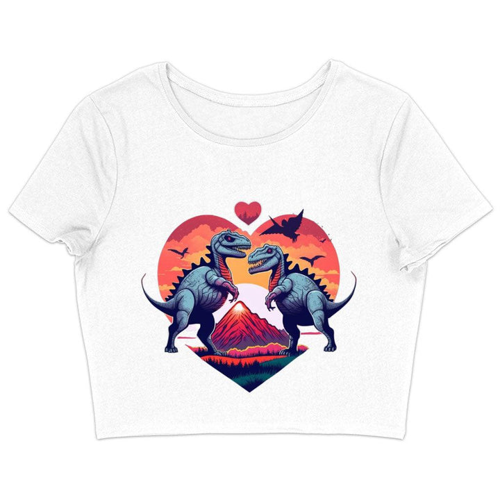 Fantastic Women's Cropped T-Shirt - Animal Cartoon Crop Top - Colorful Cropped Tee - MRSLM