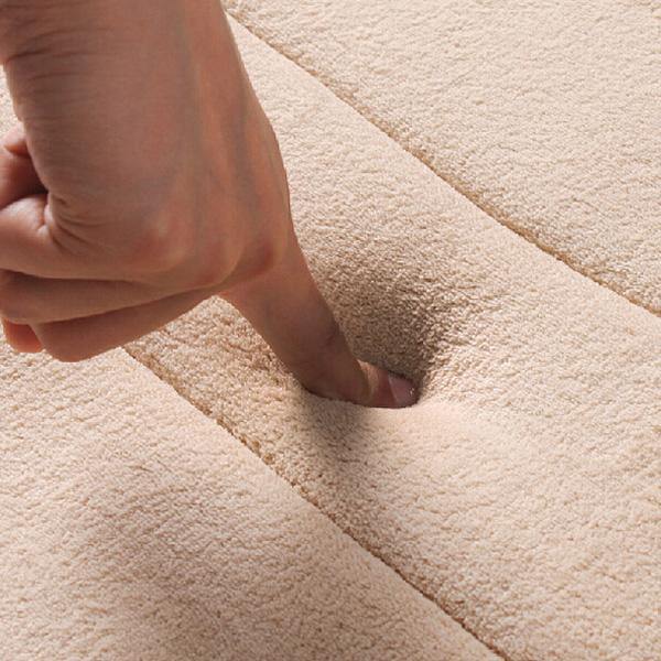 Honana WX-336 New Thickened Coral Velvet Memory Foam Slow Rising Rug Bathroom Mat Soft Non-slip Plush Floor Carpet - MRSLM