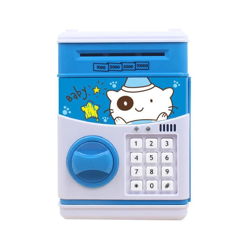 Coins Saving Box Bank Safe Box Automatic Deposit Banknote Christmas Gift Panda Electronic Piggy Bank ATM Password Money Box Cash - MRSLM